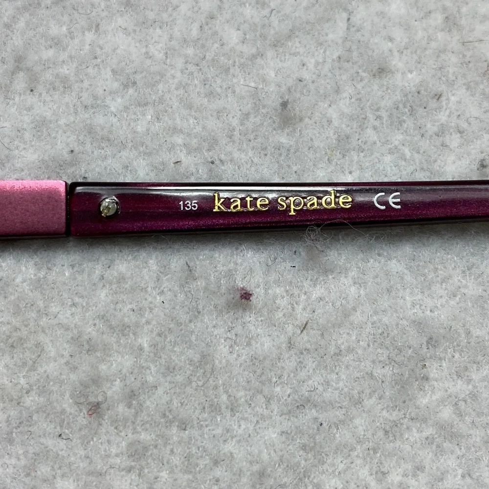 Kate Spade Averil 0RU6 Eyeglasses Womens Burgundy Rectangular 135mm